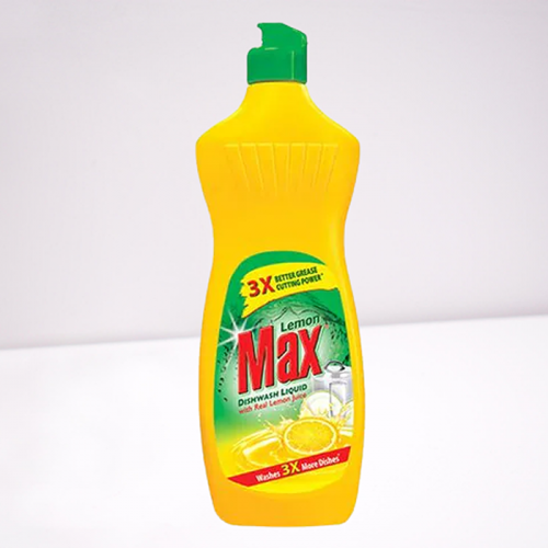 Lemon Max Dish Wash Liquid Bottle, 275 ML