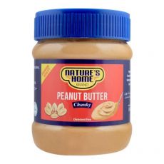 NATURES HOME PEANUT BUTTER CHUNKY (340 GM)