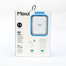 Airpods Morui A2 with free case good battery timing and Best sound quality