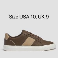 Pull & Bear Casual trainers with stripe deatails USA 10, UK 9