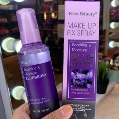 Kiss Beauty Makeup Fix Spray Blueberry Soothing & Moisture