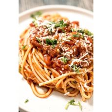 Qeema Spaghetti 