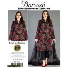 Unstitched Embroidered Lawn Suit