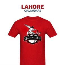 Lahore Qalandar Red Half Sleeves T-Shirt for Men