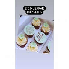 	Eid Mubarik Cupcakes Box of 6