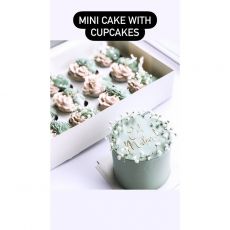 Eid Mubarik Mini Cake & Cupcakes 6
