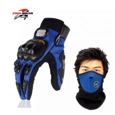Probiker Gloves And Mask For Motorcycle use perfect grip and safety