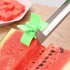 Green Stainless Steel Watermelon Fruits Cutter Slicer